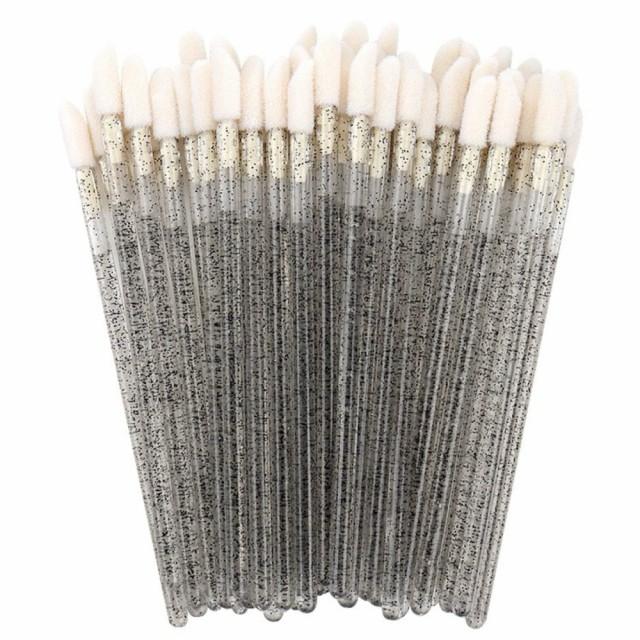 Disposable Lip Gloss Wands / Lash Applicators – White (50 pcs)