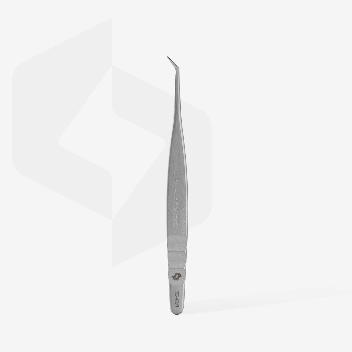 Professional Eyelash Tweezers EXPERT 40 TYPE 1 (L-Shaped, 50')