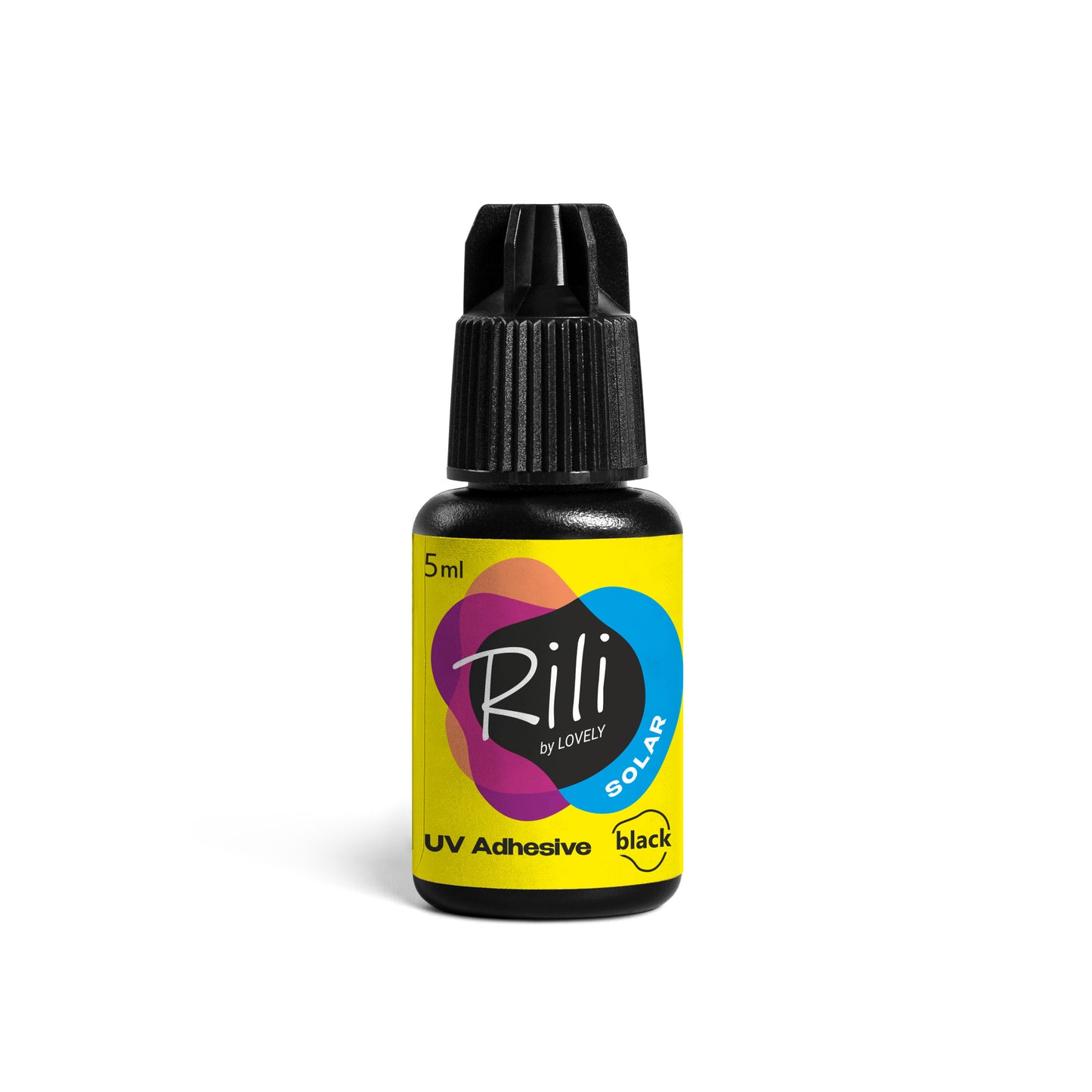 Black UV Adhesive for Eyelash Extension Rili Solar, 5 ml