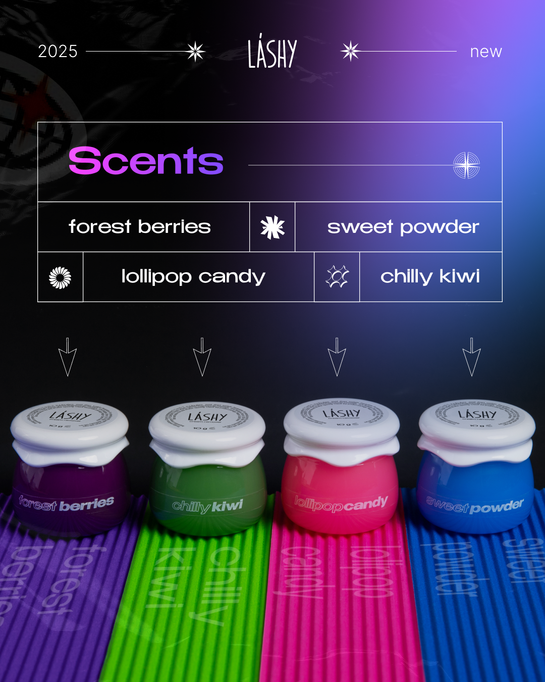 Cream-remover LASHY "Forest berries", 10 g