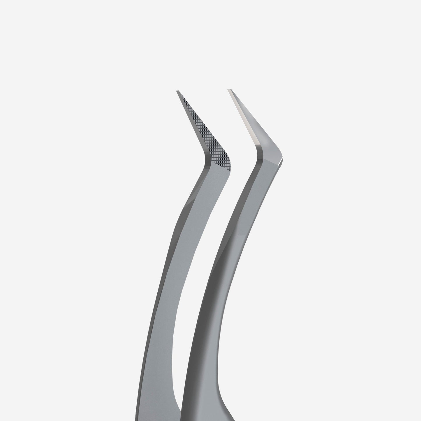 Professional Eyelash Tweezers With Fiber Tips EXPERT 45 TYPE 2 (L-Shaped, 40')