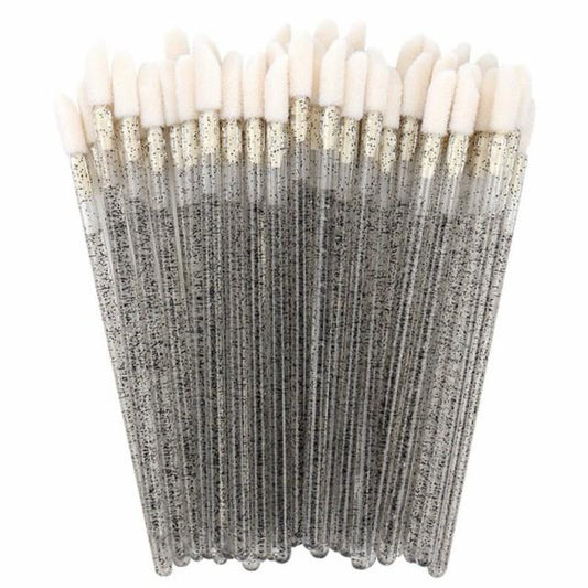 Disposable Lip Gloss Wands / Lash Applicators – White (50 pcs)