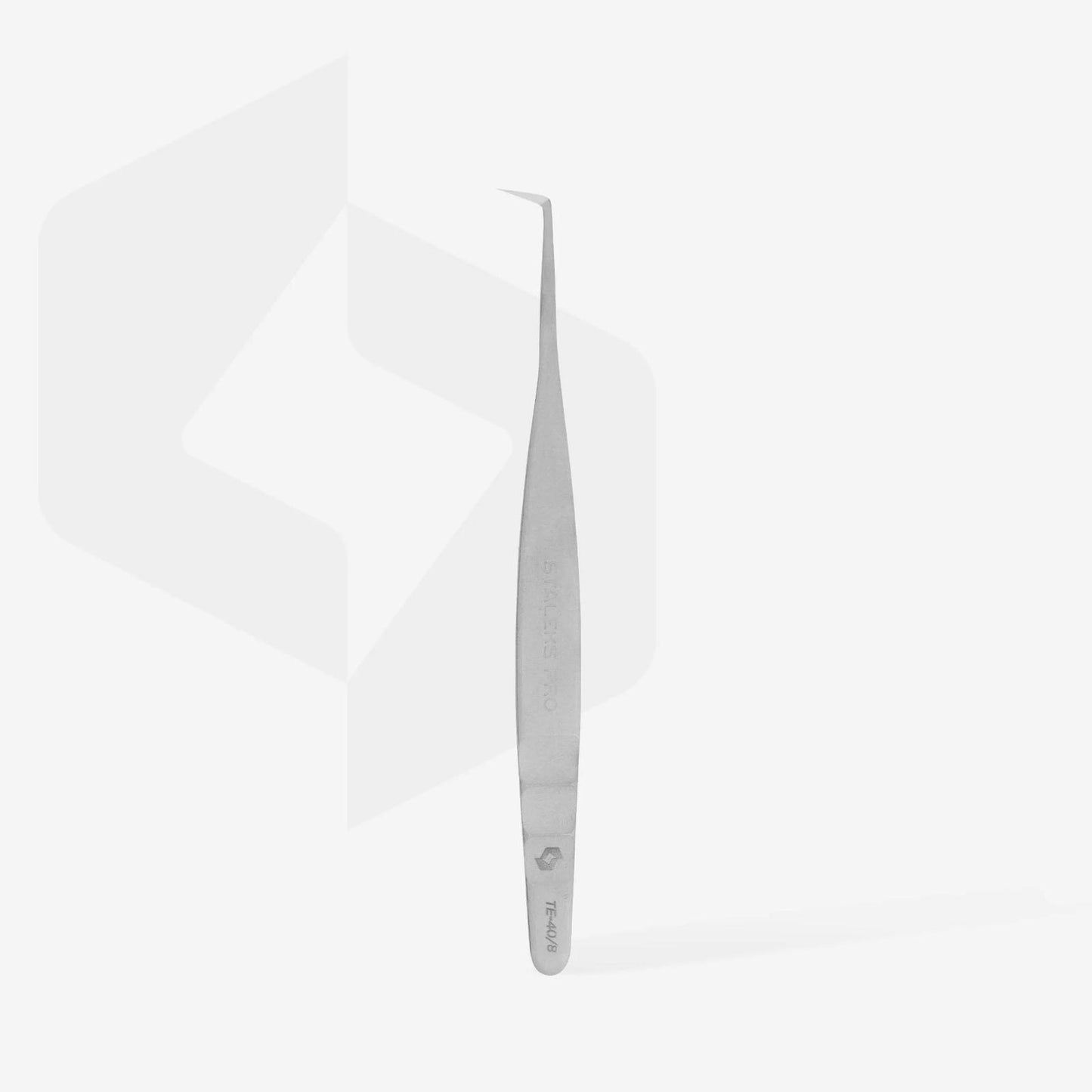 Professional Eyelash Tweezers EXPERT 40 TYPE 8 (L-Shaped, 85')