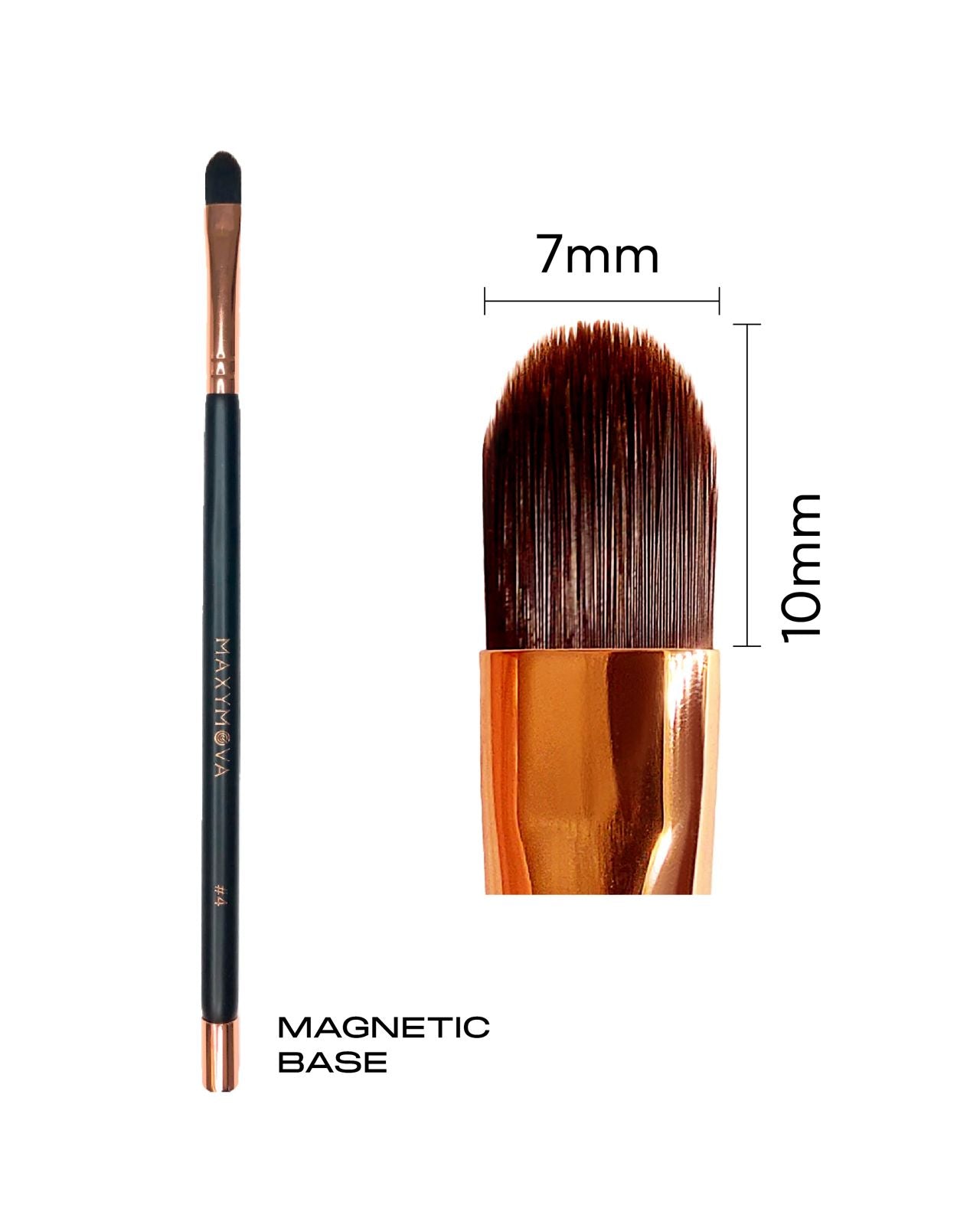 Professional Magnetic Brush No.4  for Cleansing Mousse and Serum Application