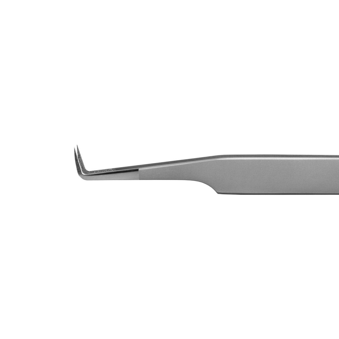 Eyelash Extension Tweezers Lovely Diamond series, 90 degrees, 7 mm