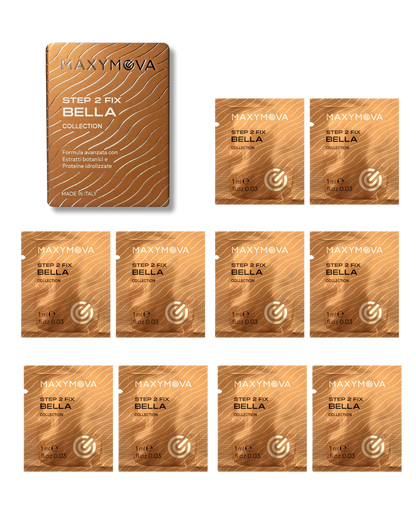 Bella Step 2 FIX Monodose Lamination Sachets – Bella Collection Korean Lash & Brow System – 10 x 1 ml